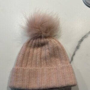 Aritzia pink toque